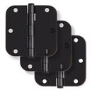 Westcraft Oil Rubbed Bronze 3-1/2 in. Steel Door Hinge (Pack of 3) 
