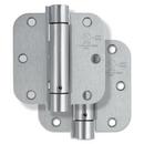 Westcraft Satin Chrome 3-1/2 in. Steel Spring Door Hinge (Pack of 2) 
