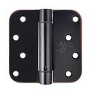Westcraft Oil Rubbed Bronze 4 in. Steel Spring Door Hinge (Pack of 2) 
