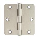 Westcraft Satin Nickel 3-1/2 in. Steel Door Hinge (Pack of 2) 