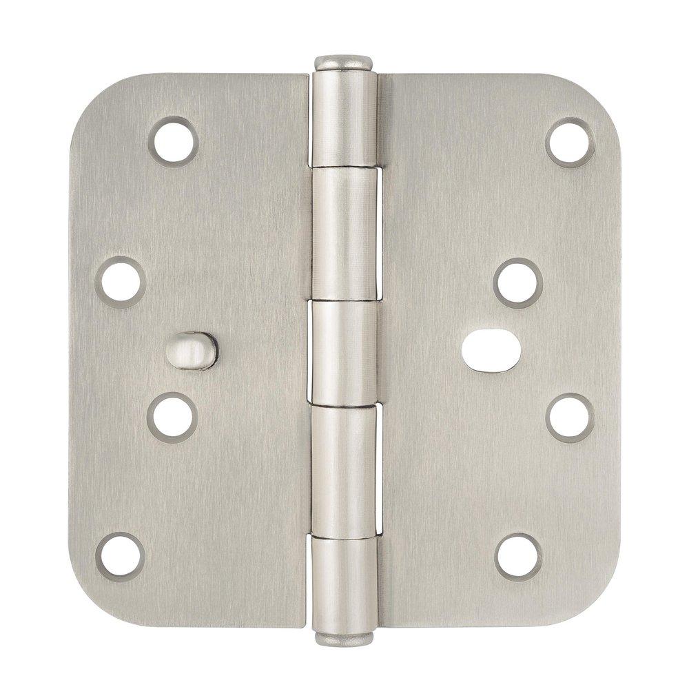 Westcraft Satin Nickel 4 in. Steel Security Door Hinge (Pack of 3) 