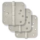 Westcraft Satin Nickel 4 in. Steel Security Door Hinge (Pack of 3) 