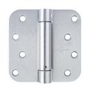 Westcraft Satin Chrome 4 in. Steel Spring Door Hinge (Pack of 2) 