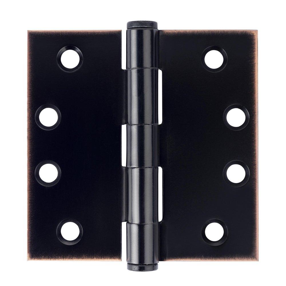 Westcraft Oil Rubbed Bronze 4 in. Steel Door Hinge (Pack of 3) 