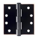 Westcraft Oil Rubbed Bronze 4 in. Steel Door Hinge (Pack of 3) 