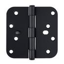 Westcraft Matte Black 4 in. Steel Security Door Hinge (Pack of 3) 