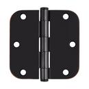 Westcraft Oil Rubbed Bronze 3-1/2 in. Steel Door Hinge (Pack of 2) 