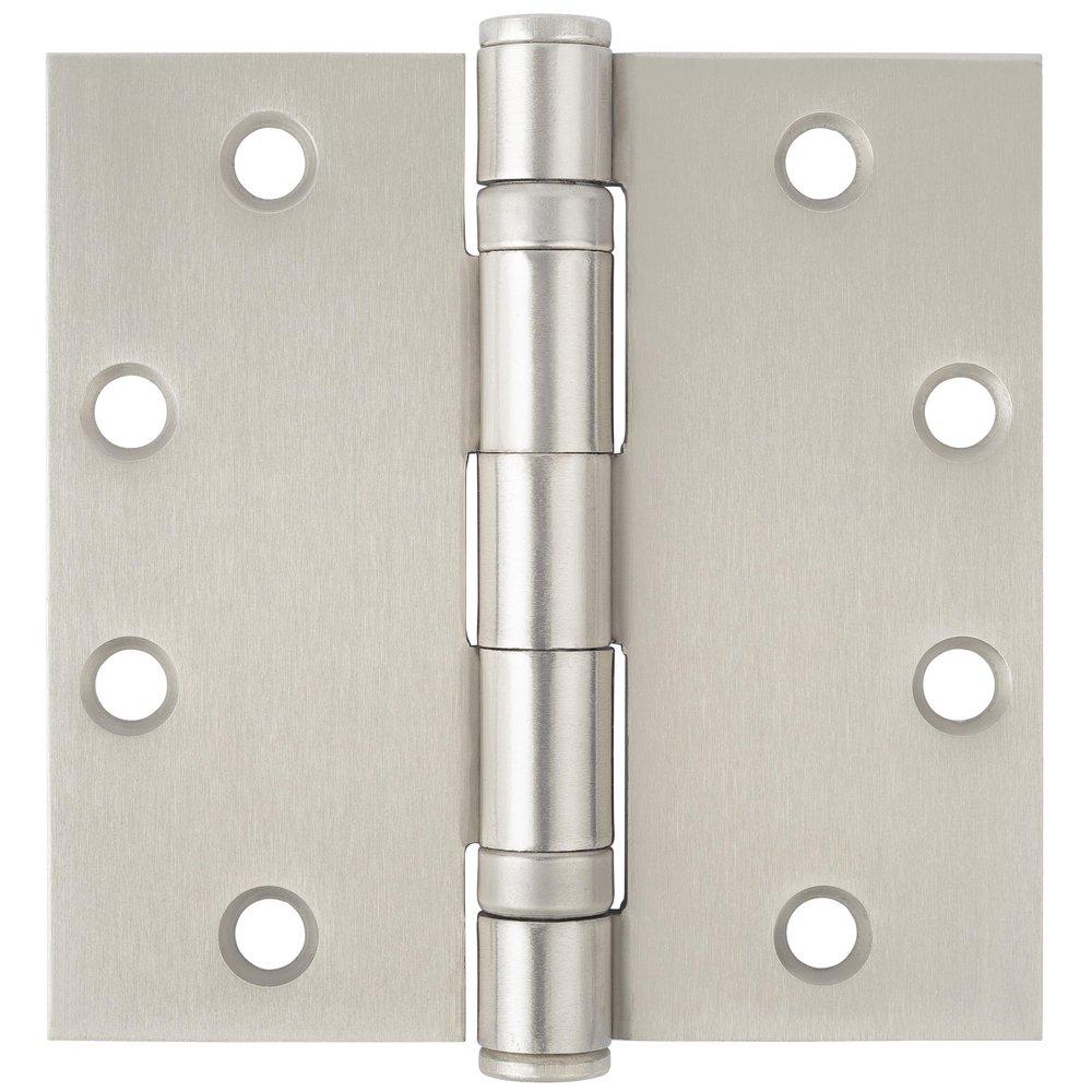 Westcraft Satin Nickel 4-1/2 in. Steel Ball Bearing Door Hinge (Pack of 2) 