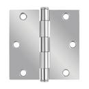Westcraft Polished Chrome 3-1/2 in. Steel Door Hinge (Pack of 3) 