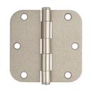 Westcraft Satin Nickel 3-1/2 in. Steel Door Hinge (Pack of 3) 