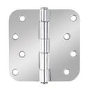 Westcraft Polished Chrome 4 in. Steel Door Hinge (Pack of 2) 