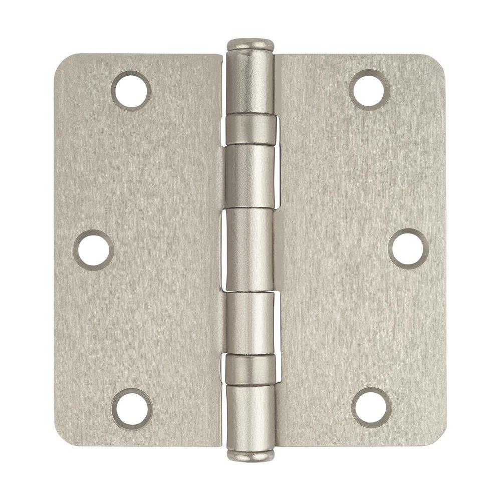 Westcraft Satin Nickel 3-1/2 in. Steel Ball Bearing Door Hinge (Pack of 2) 