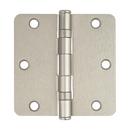 Westcraft Satin Nickel 3-1/2 in. Steel Ball Bearing Door Hinge (Pack of 2) 
