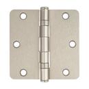 Westcraft Satin Nickel 3-1/2 in. Steel Ball Bearing Door Hinge (Pack of 2) 