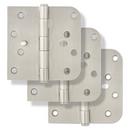4 in. Steel Security Door Hinge in Satin Nickel (Pack of 3)