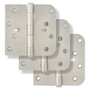 Westcraft Satin Nickel 4 in. Steel Security Door Hinge (Pack of 3) 