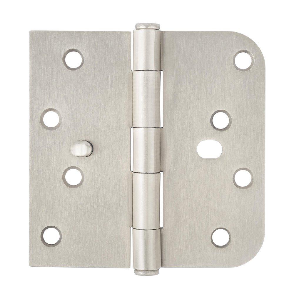 Westcraft Satin Nickel 4 in. Steel Security Door Hinge (Pack of 3) 