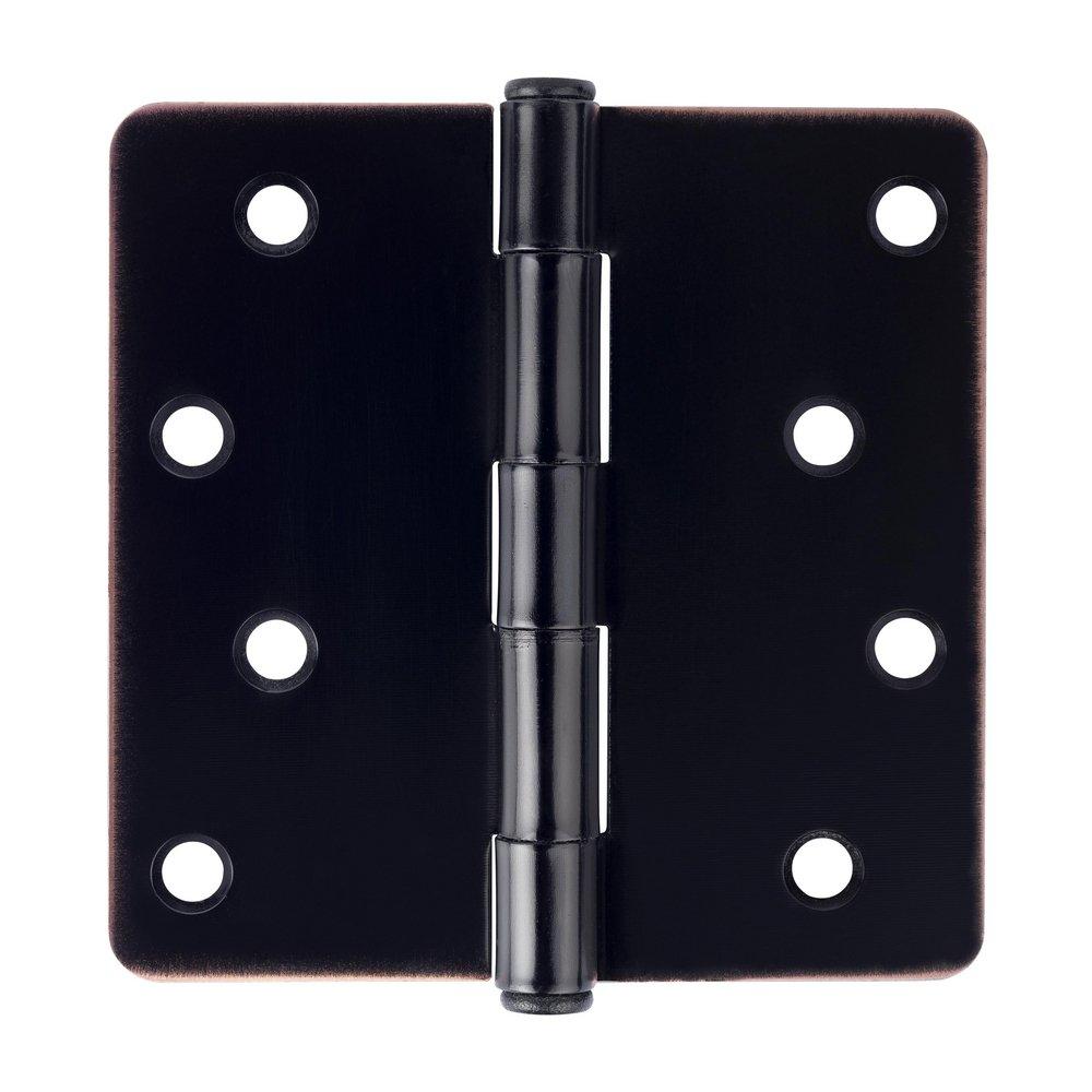 Westcraft Oil Rubbed Bronze 4 in. Steel Door Hinge (Pack of 3) 