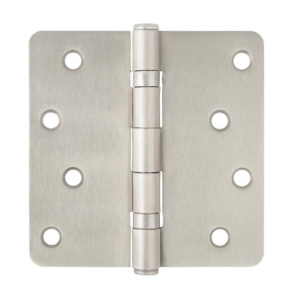 Westcraft Satin Nickel 4 in. Steel Ball Bearing Door Hinge (Pack of 2) 