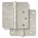 Westcraft Satin Nickel 4 in. Steel Ball Bearing Door Hinge (Pack of 2) 