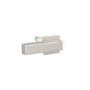 Flush Lever in Brushed Nickel