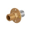 3/8 x 1/2 in. Press x MPT Flange Reducing Brass Flexible Gas Pipe Termination Fitting