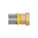 1/2 in. Press x FPT Reducing Flexible Gas Pipe Brass Fitting