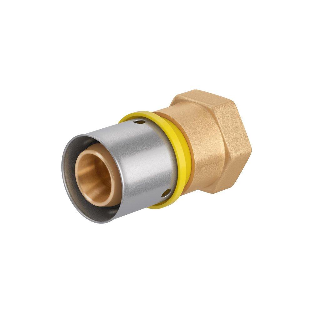 Jones Stephens Press x FPT Reducing Flexible Gas Pipe Brass Fitting 