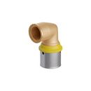 26mm x 4 in. Press x FPT Reducing Brass 90 Degree Elbow