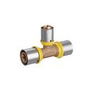 1 x 1 x 3/4 in. Brass Reducing Tee
