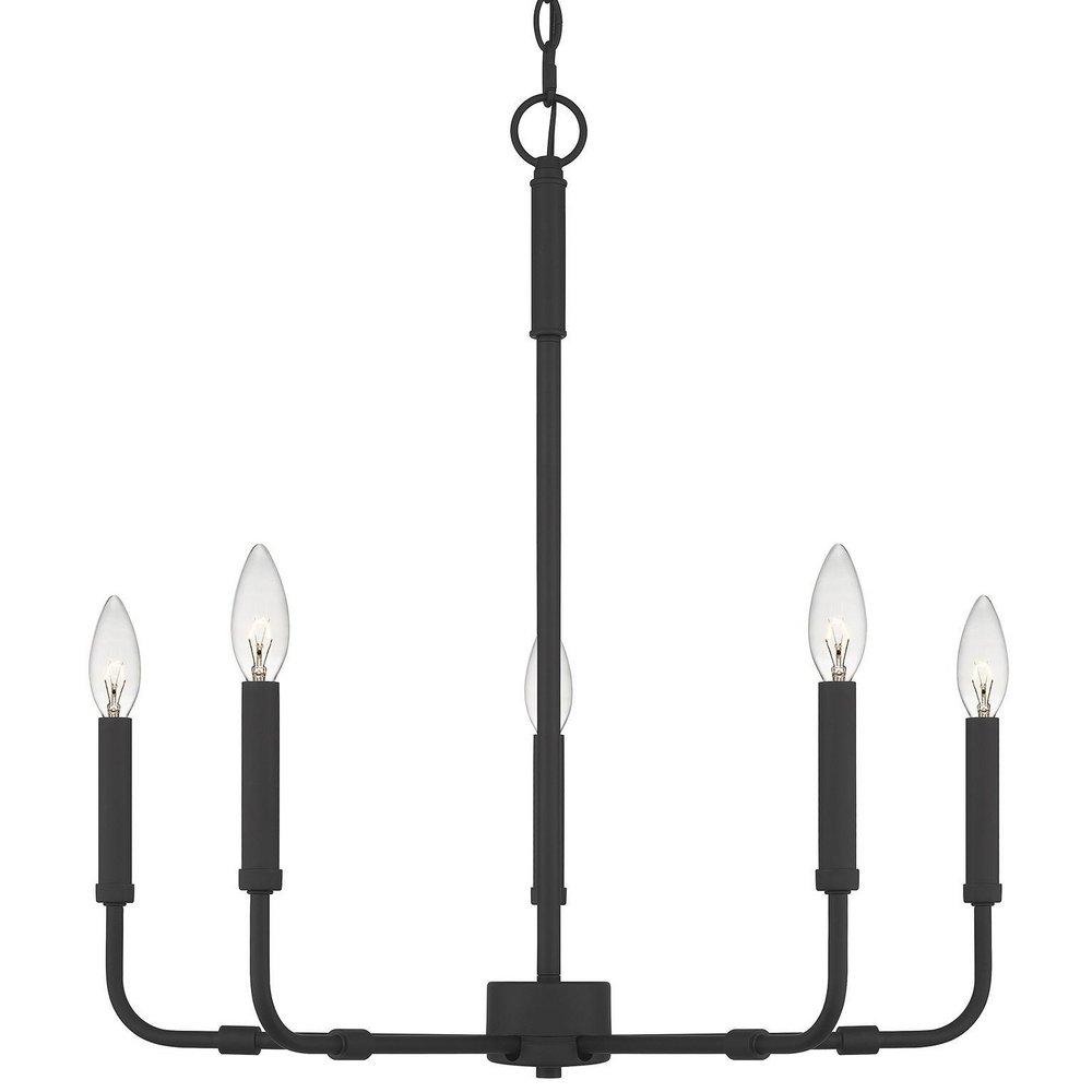 *CVR* CHANDELIER 5 LGHT MABL 