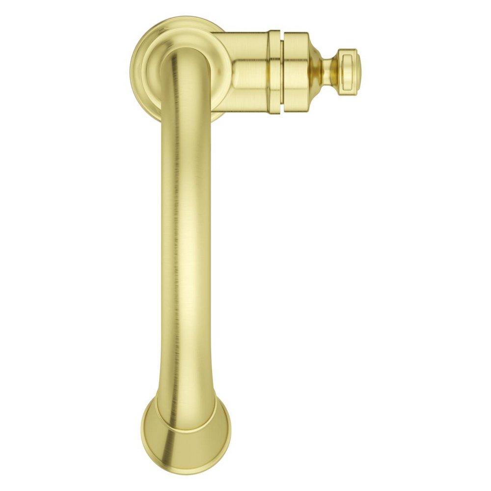 Pfister Brushed Gold Single Handle Pull Down Kitchen Faucet 