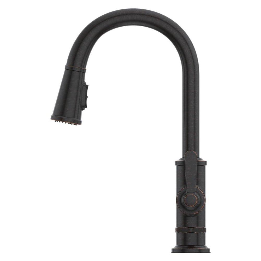 Pfister Tuscan Bronze Single Handle Pull Down Kitchen Faucet 