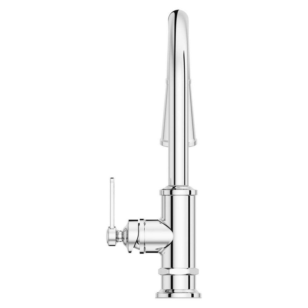 Pfister Polished Chrome Single Handle Pull Down Kitchen Faucet 