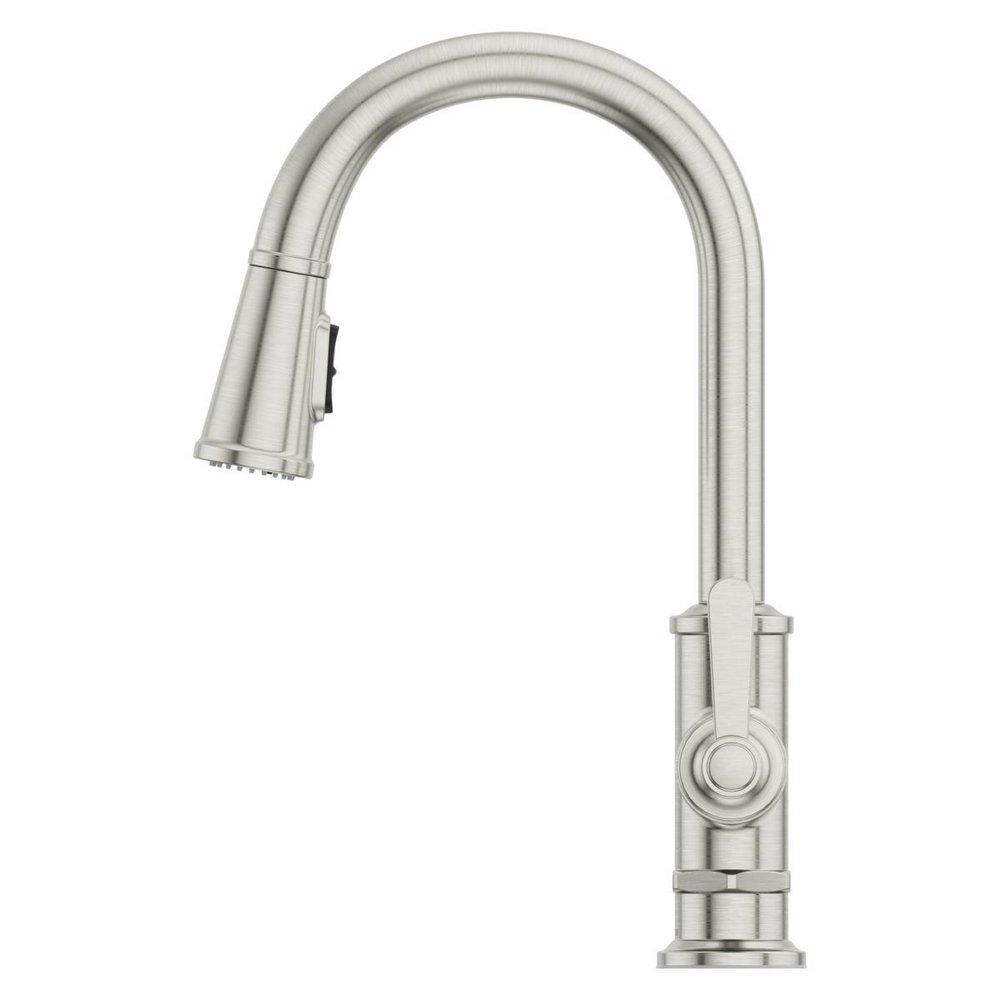 Pfister Stainless Steel Single Handle Pull Down Kitchen Faucet 