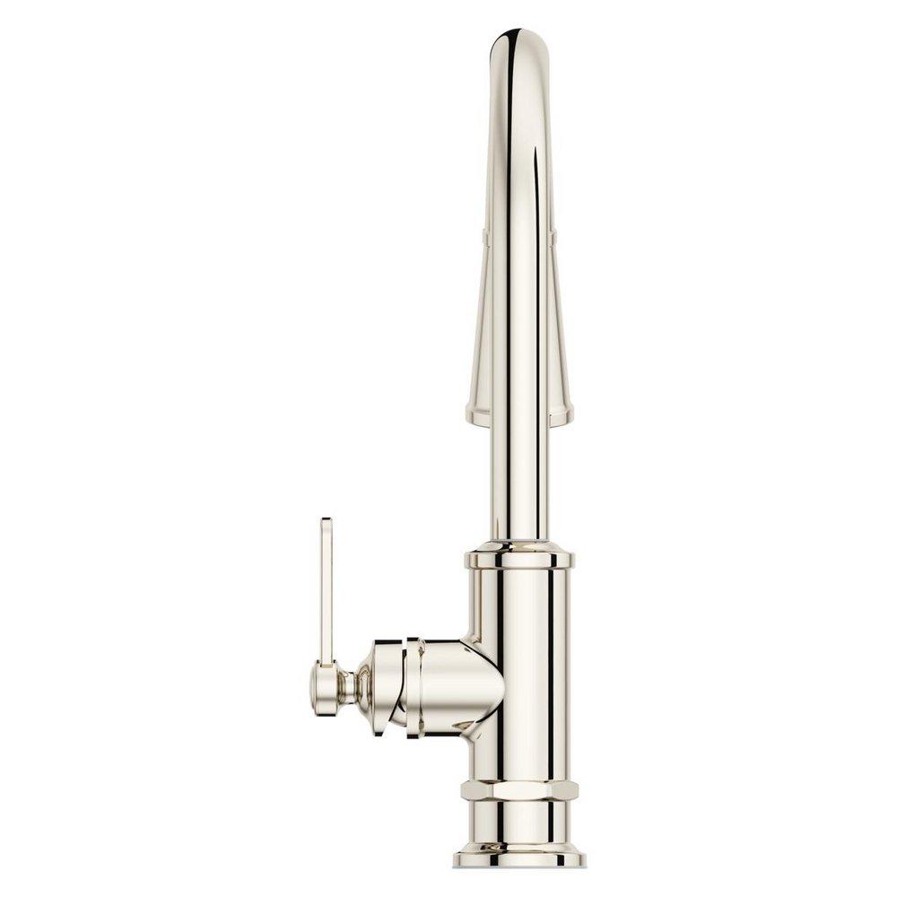 Pfister Polished Nickel Single Handle Pull Down Kitchen Faucet 