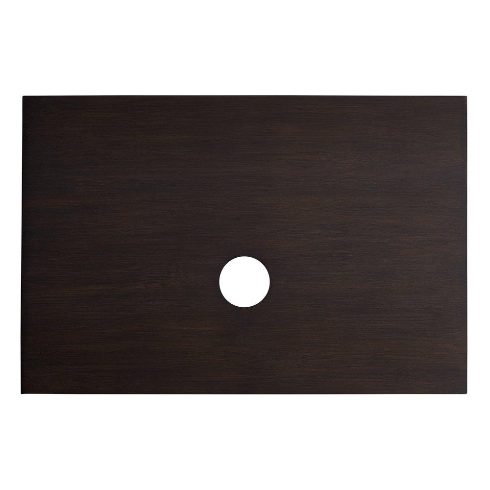 Signature Hardware Mocha Brown 18 in. Wall Mount Vanity 