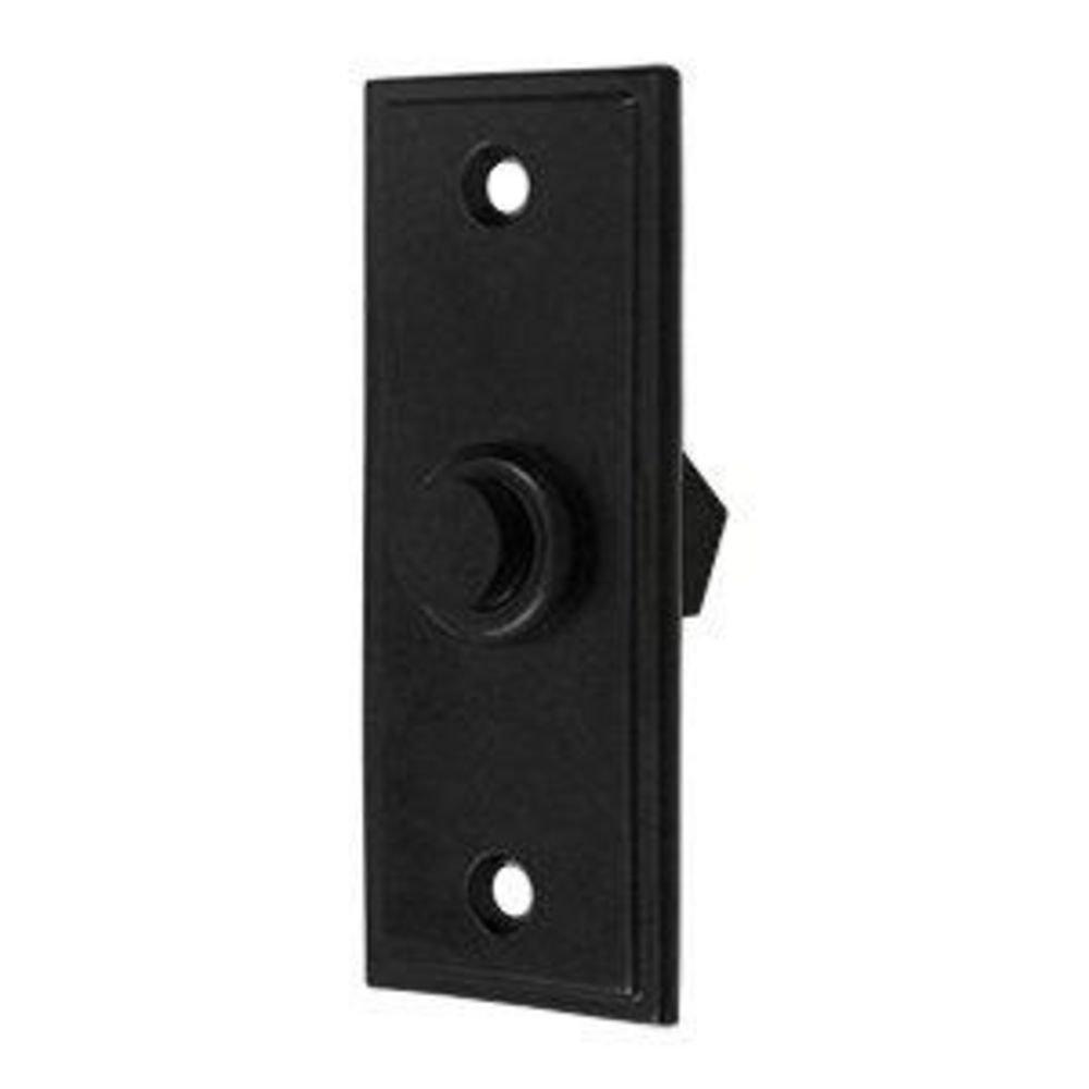 Deltana Enterprises Paint Black Doorbell Button 