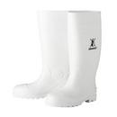White Plain Toe Rain/ Mud Boots (Size 9)