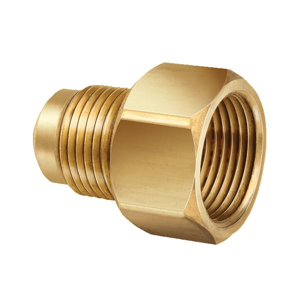 JB Industries Female Flare x Flare Brass Reducing Adapter 