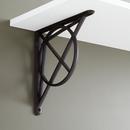 Signature Hardware Bronze Patina 10-1/8 in. Solid Bronze Shelf Bracket 
