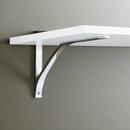 Signature Hardware Chrome 7-7/8 in. Brass Shelf Bracket 