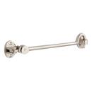 8-1/2 x 1-1/2 in. Solid Brass Cabin Door Hook in Brushed Nickel