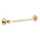 8-1/2 x 1-1/2 in. Solid Brass Cabin Door Hook in Satin Brass