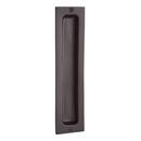 Signature Hardware Dark Bronze 2 x 8-1/4 in. Bronze Rectangular Pocket Door Pull in Dark Bronze 