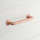 Signature Hardware Satin Rose Gold 7 in. Solid Brass Drawer Pull 