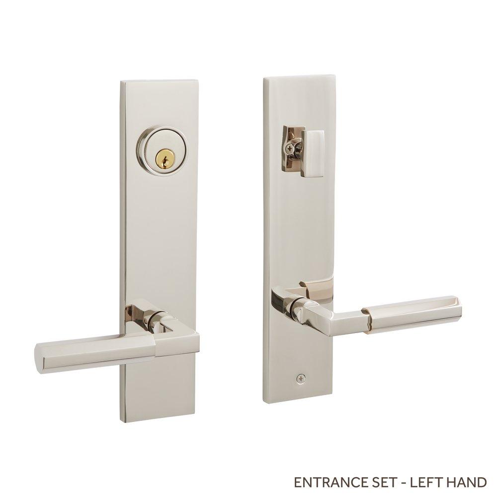 Signature Hardware Polished Nickel Entrance Door Set Lever in Polished Nickel 