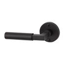 Brass Handle Left Hand Dummy Interior Door Set Lever in Satin Black
