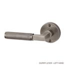 Brass Handle Left Hand Dummy Interior Door Set Lever in Antique Nickel