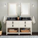 Signature Hardware Cottage White Floor Mount Vanity in Whitewash Pine 